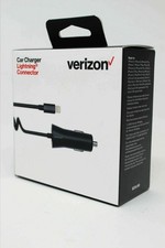 2-Verizon Black Car Charger Connector for iPhone X/8/7 Plus