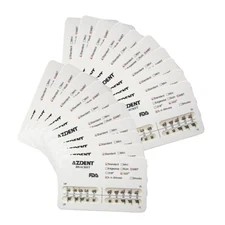 10X Dental Orthodontics Metal Bracket Braces Standard MBT Slot022 Hooks 345