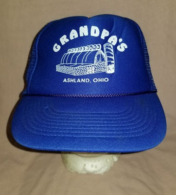Vintage Snapback Trucker Hat Ball Cap Foam Mesh Grandpas Cheese
