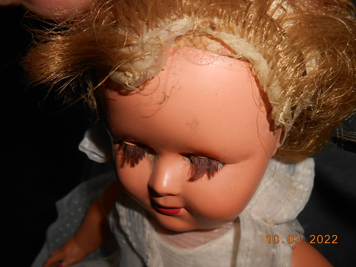 Ancienne Poupée Gégé 38 Cm En Celluloïd - Bella - France - Avec Ses Vêtements Et Chaussures D'origine