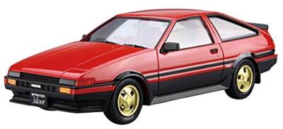 Aoshima 1/24 The Model Car No.86 Toyota AE86 Sprinter Trueno GT-APEX 1984 Bau...