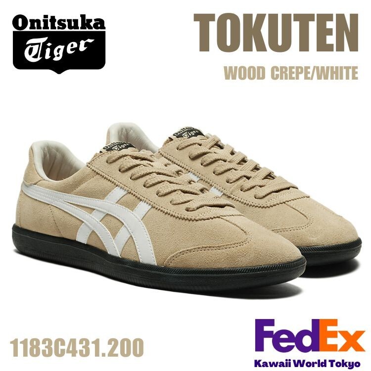 Onitsuka Tiger TOKUTEN WOOD CREPE / WHITE 1183C431 200 Onitsuka Tiger TOKUTEN WOOD CREPE / WHITE 1183C431 200
