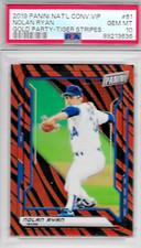 NOLAN RYAN 2019 PANINI NATIONAL VIP GOLD PARTY #51 TIGER STRIPE PRIZM PSA 10 SSP