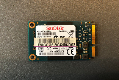 SANDISK SDSA5DK-128G-1004 128GB MSATA 6GB/S SOLID STATE DRIVE 54-90-20811-128G