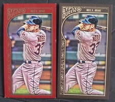 2015 TOPPS  GYPSY QUEEN BRANDON MOSS #249 SSP #/50 RED MINI + SP BASE CLEVELAND