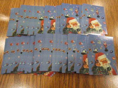25 Ct Lot of Santa Claus 1994 Collectors Edge Football Insert Chase Cards