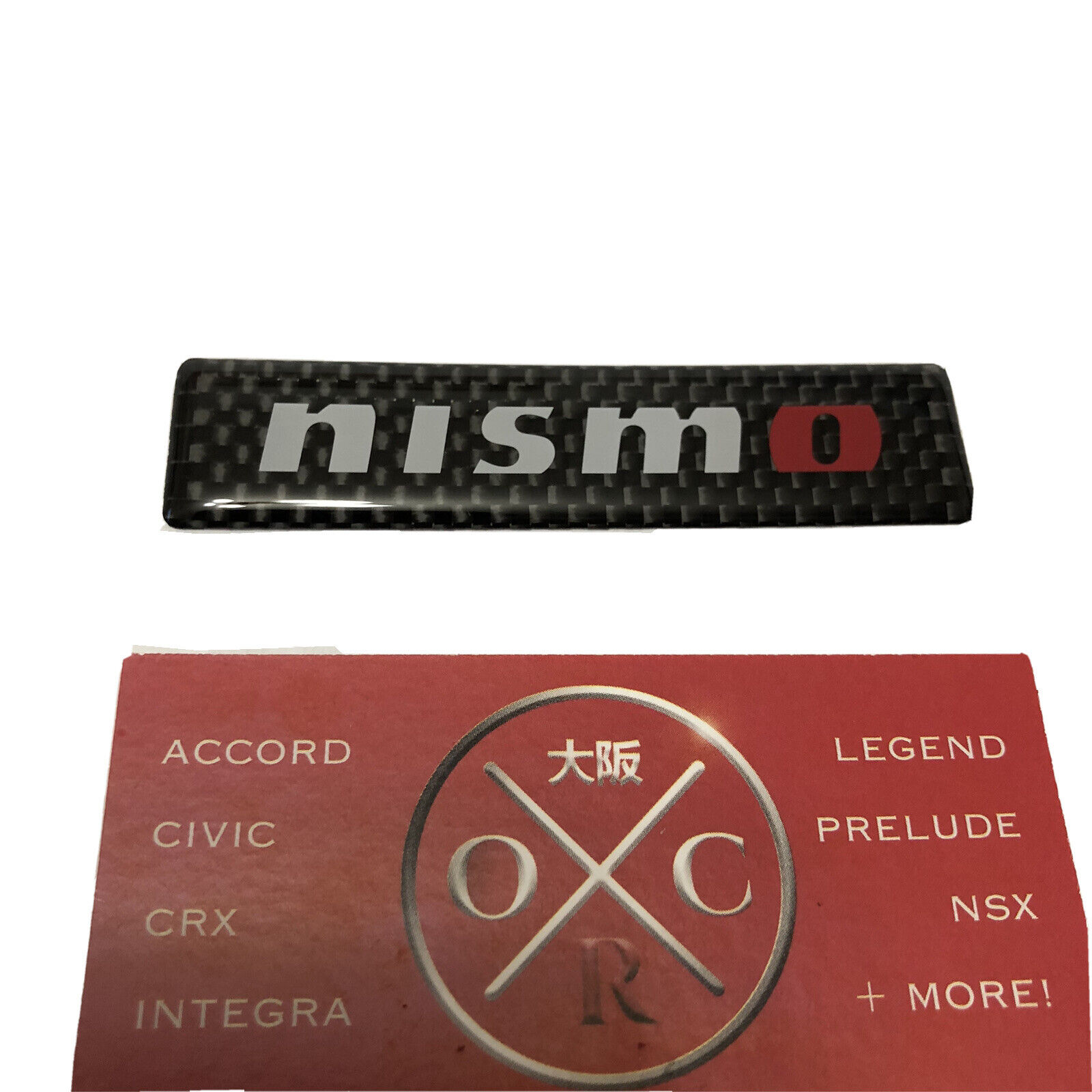 Genuine OEM Nismo Badge Carbon Fender Dash Rear Emblem JDM 350Z 370Z GT-R  Juke