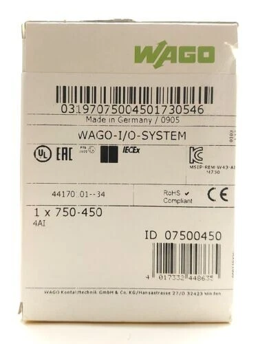 1PC Wago 750-450 PLC Module 750450 New In Box Expedited Shipping | eBay