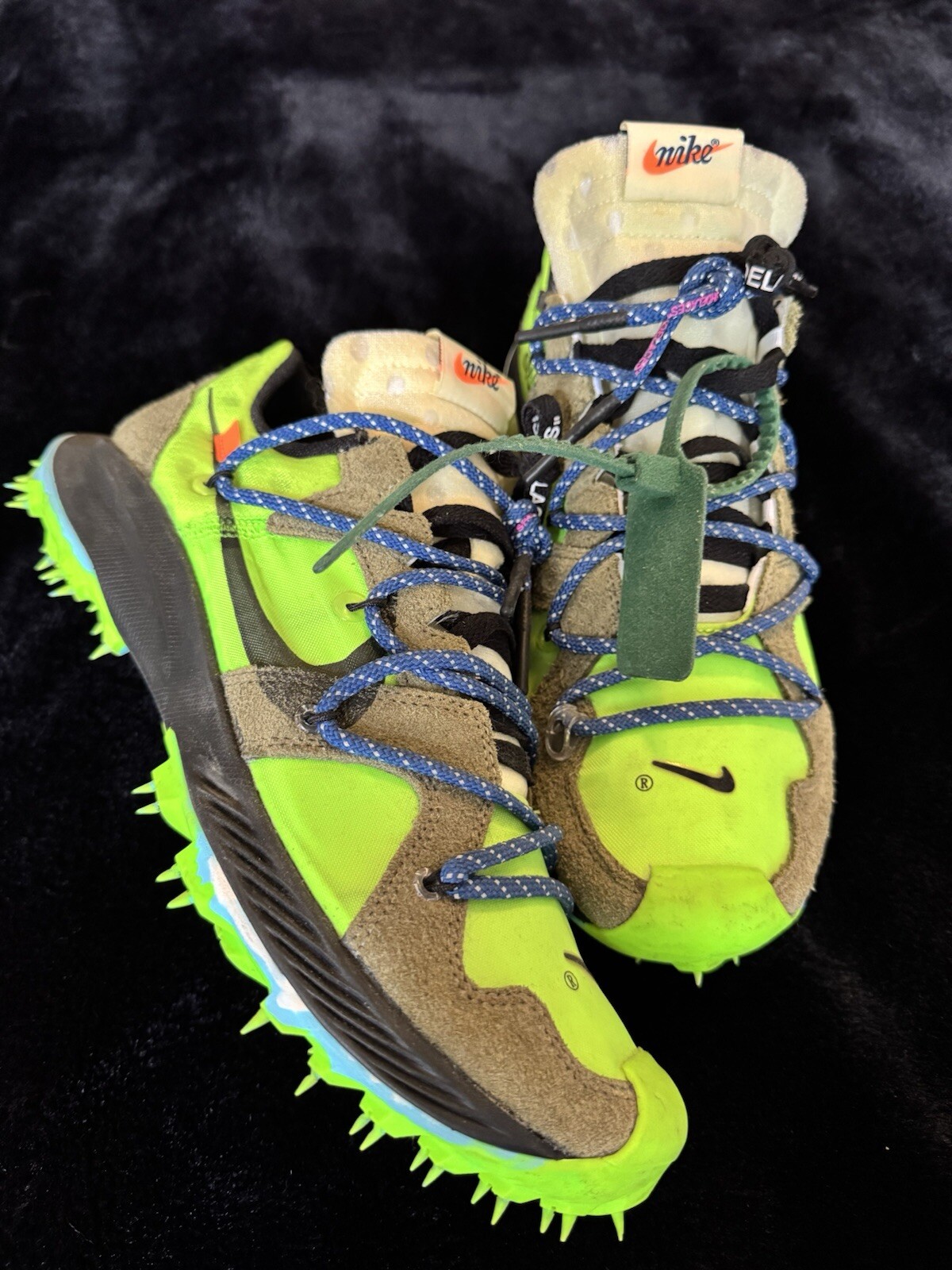 OFF WHITE X NIKE Uomo Taglia 8.5 Nike Off White x Air Zoom Terra Kiger 5 Elettrico (Donna’s 10)