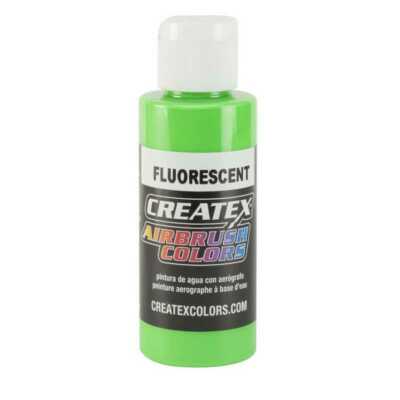 Createx Airbrush Colors 5404-02 Fluorescent Green 2 oz. Airbrush Paint