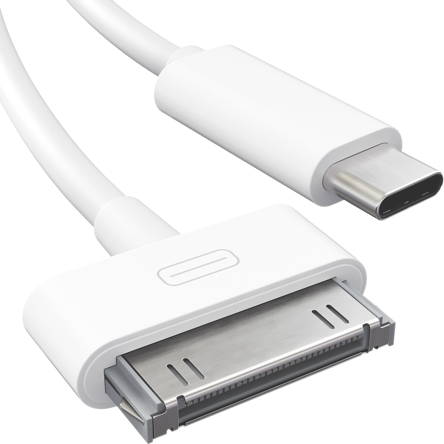 30-Pin to USB C Adapter Cable for iPhone iPad iPod – 3Ft Fast Charging & Data Sync