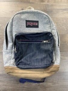 jansport denim backpack