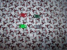 Wet Nose Designs CAT or KITTEN COLLAR COLOR BUCKLE Santa Clause White Christmas