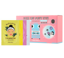 TONYMOLY Buzz Off Puffy Eyes Set *K-Beauty* NEW IN BOX (4 pieces)