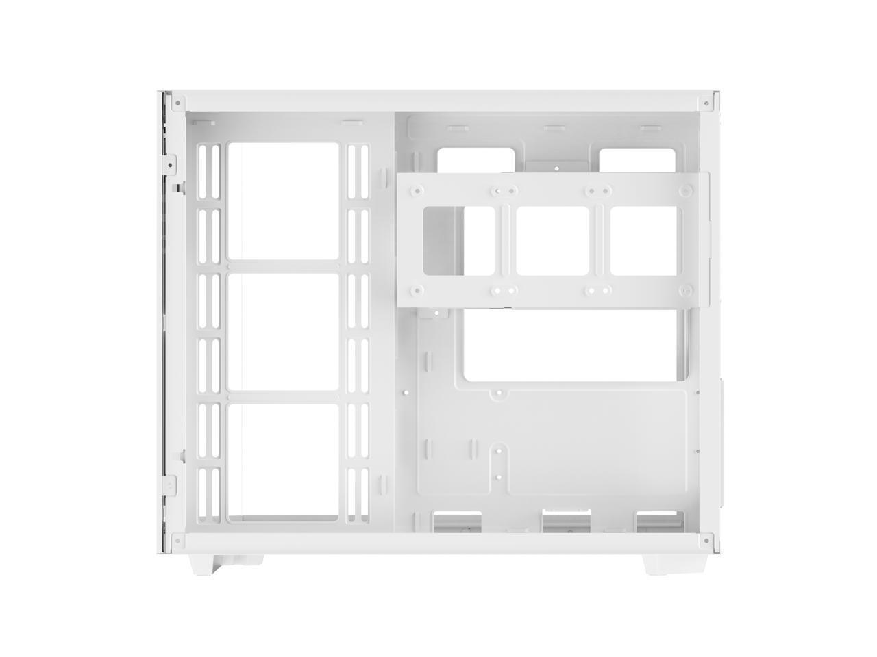 Sama 2771 Белый Корпус для игрового компьютера Micro-ATX Tower с двумя разъемами USB 30 закаленное стекло