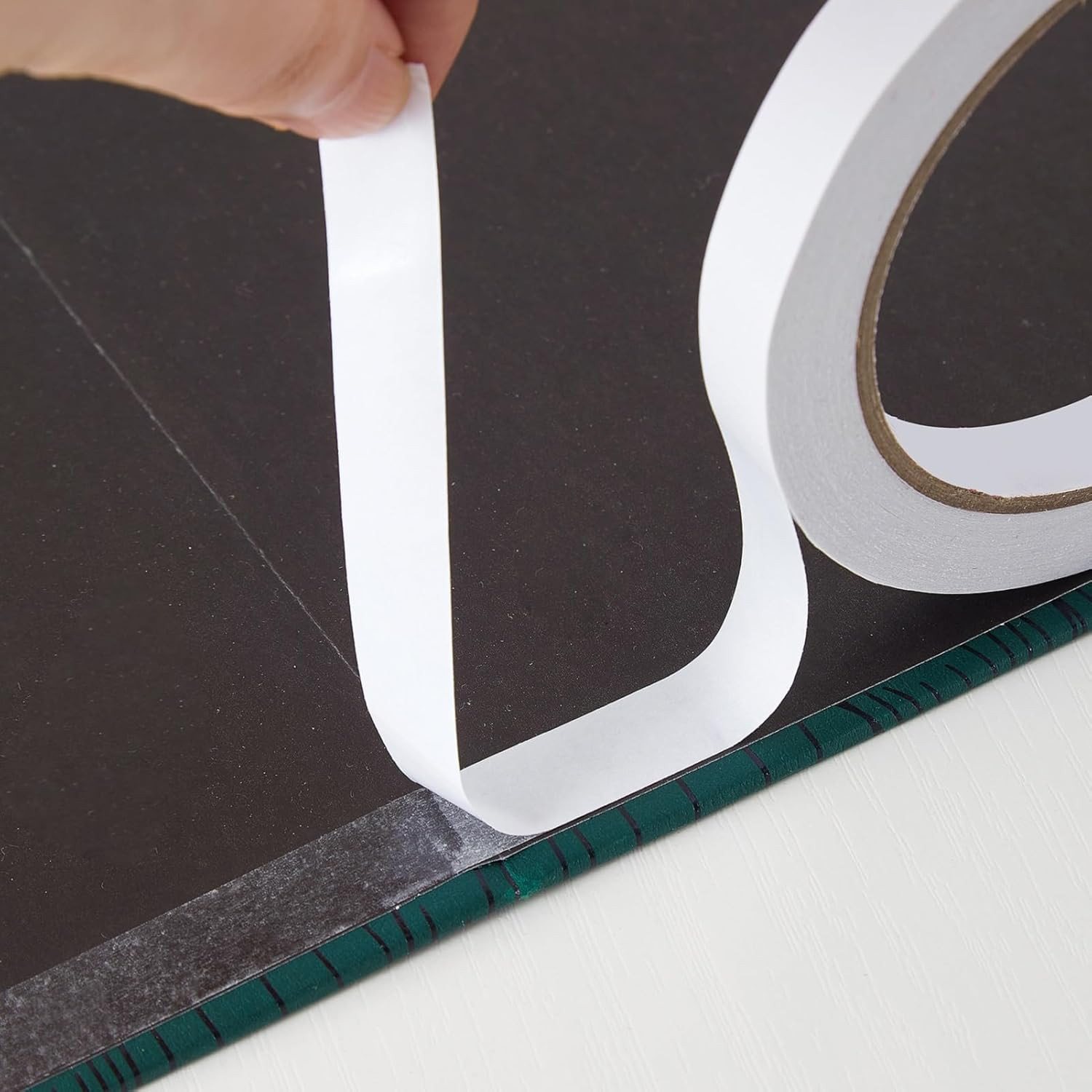 1/4" 2 Rolls Double Sided Adhesive Sticky Tape for Arts, DIY, Crafts, Photograph