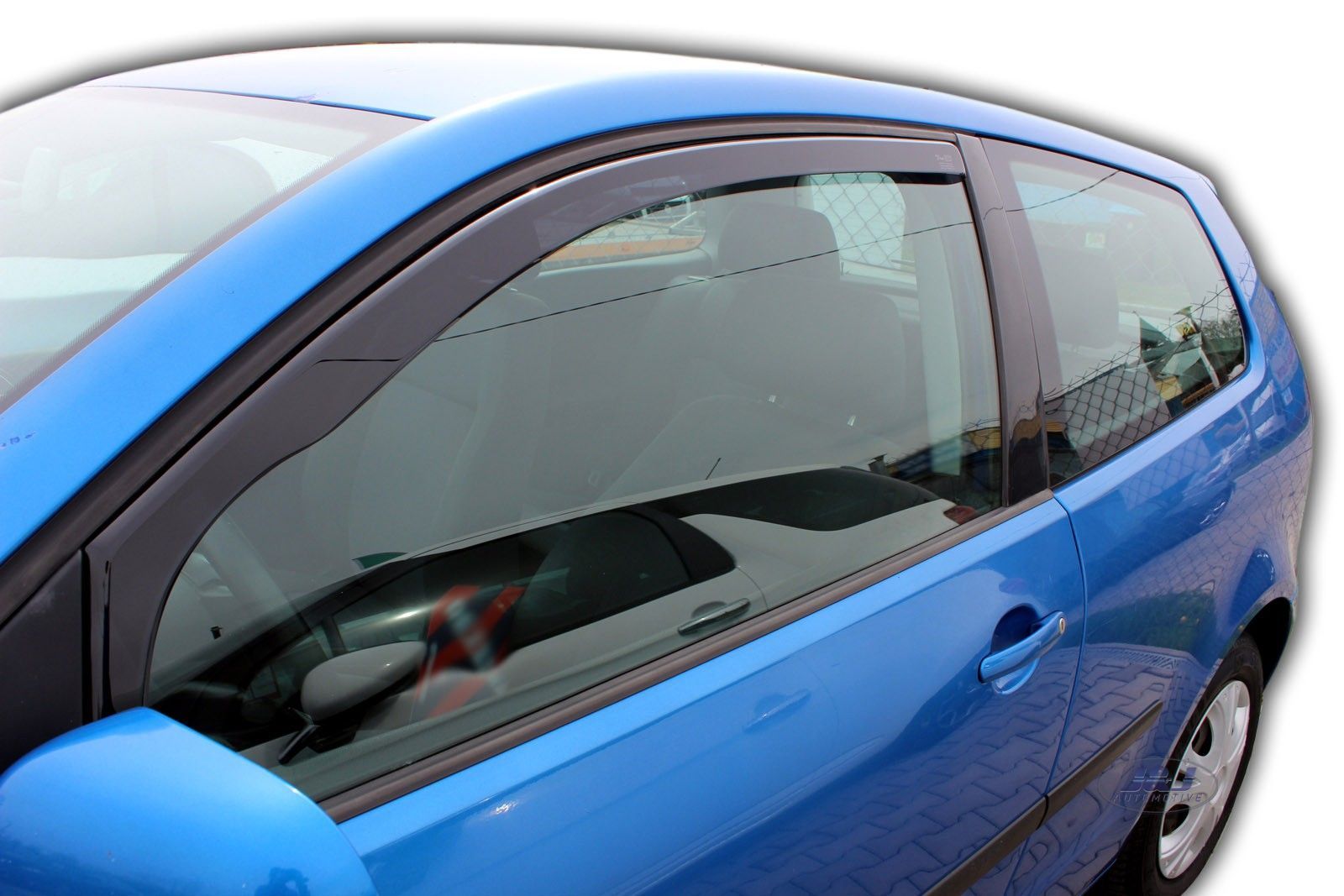 Front wind deflectors for Volkswagen Polo 9N 3 door 20022009 TINTED