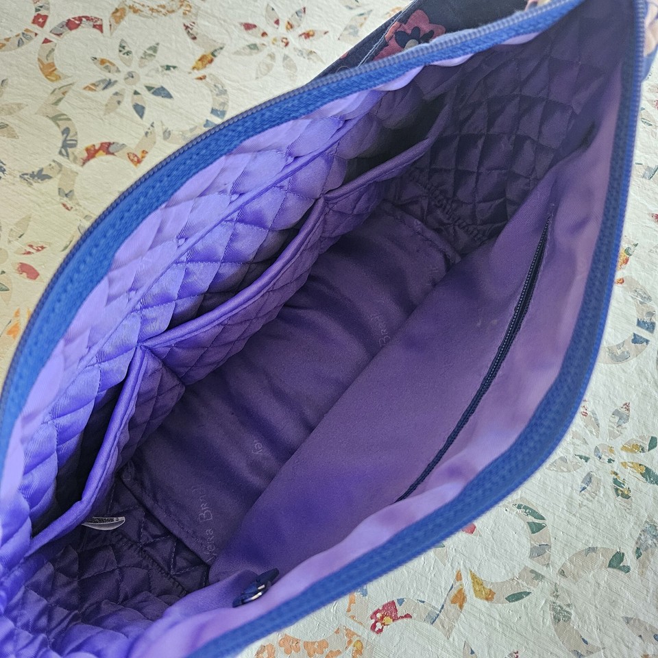 Vera Bradley Ellie Flowers Quilted Crossbody / Shoulder Bag Multi