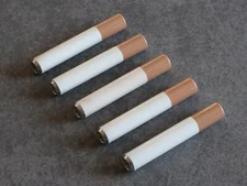 5 x 2" Cig Metal One Hitter Pipes-Designed for 3" Dugout Stash Boxes
