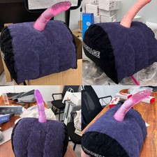 9in Vibrator Dildo Vaginal Anal Plug Inflatable Sex Pillow Furniture Sex Toys SM