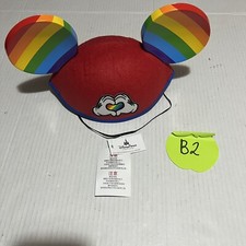 Disney Parks Pride Hat Mickey Ears Adult Size Rainbow Love LGBTQ New