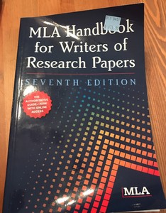 MLA Handbook for Writers of Research Papers, 6th Ed by ...