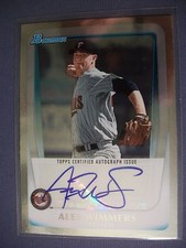 ALEX WIMMERS 2011 Bowman Draft Prospects AUTO #BPA-AW Twins RC