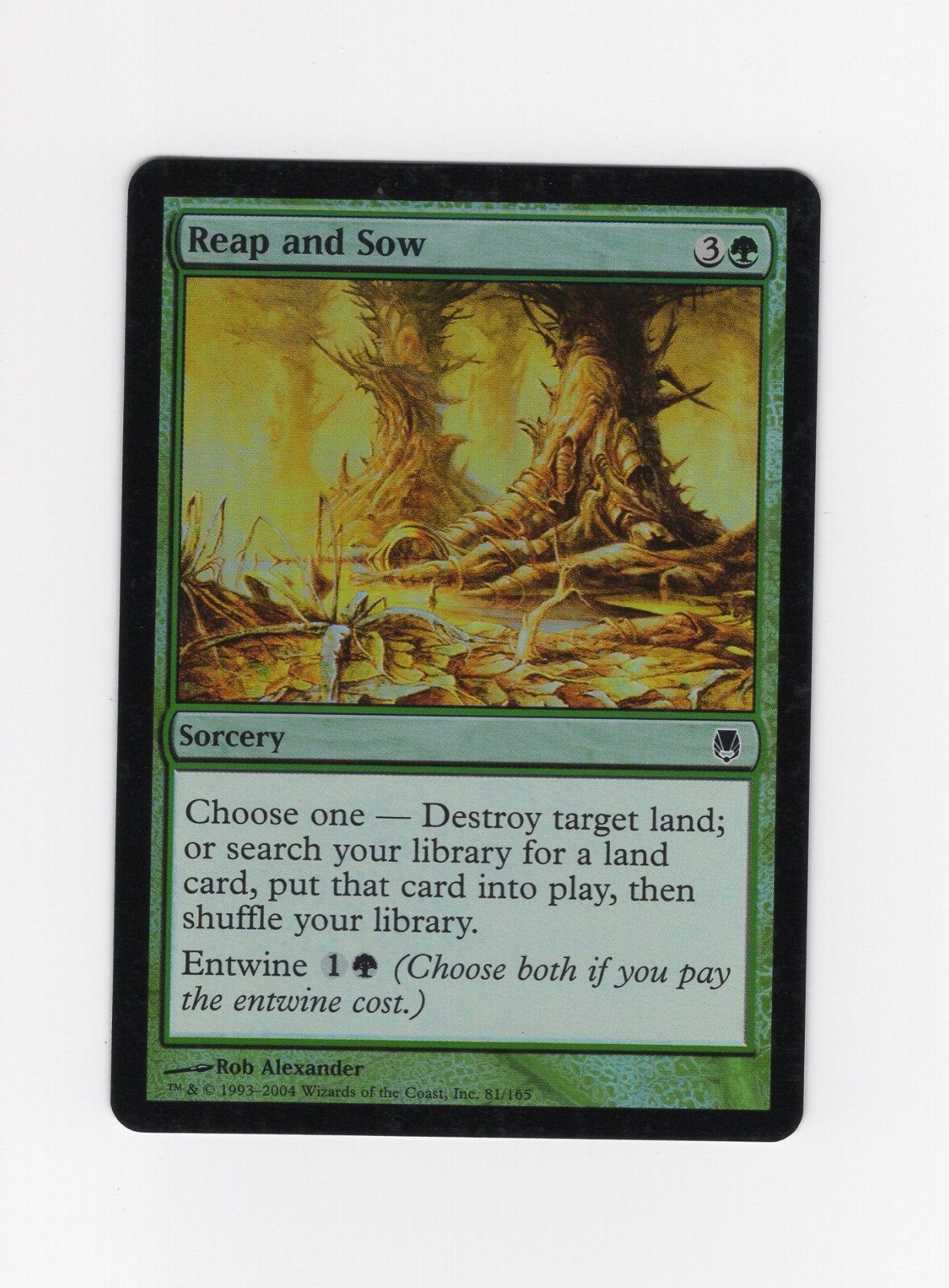 Reap and Sow FOIL Darksteel NM-/LP MTG Magic the Gathering b