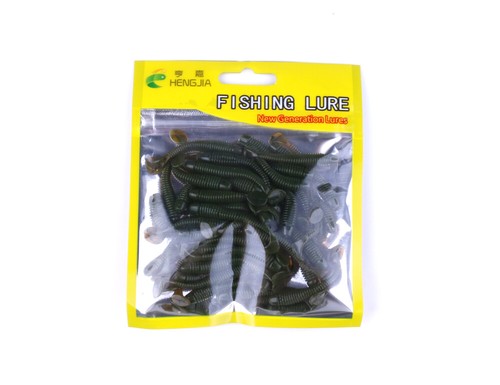 50 Stück Pack 5,5cm Gummiköder Maden Forellenköder Angeln Köder Gummifische - Bild 12 von 20