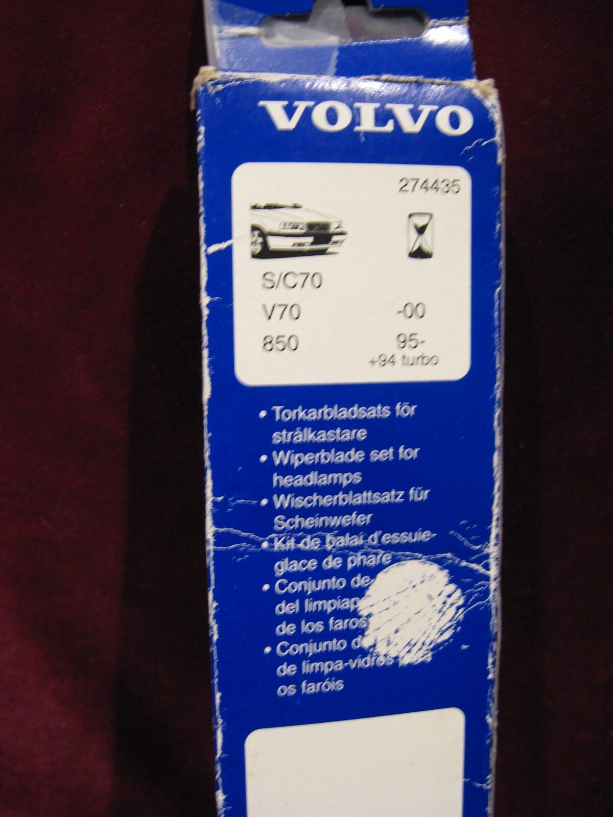 Volvo NOS NIB Headlights Wiper Blades S/C70 V70 850 274435 ++ eBay