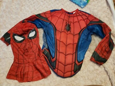 Spider-Man Costume One Size Spiderman Homecoming Web Muscle Chest and mask - Image 1 of 4