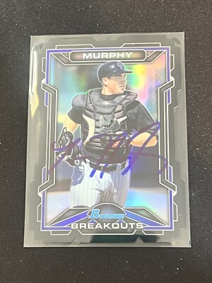 Tom Murphy Autograph 2013 Bowman Breakouts Die Cut Refractor #BSB-TM (NM)