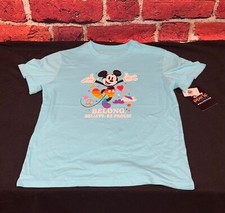 Disney Parks 2023 Pride Collection Youth SZ XL 14 Blue T-shirt NWT/MOS/Read