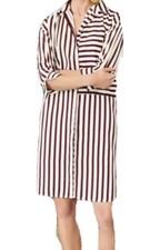 Next Women’s Red Striped Shirt Dress Size 8 Petite BNWT RRP £40