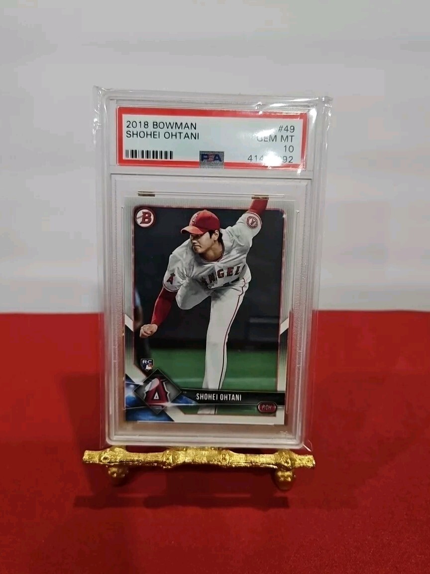 Graded 2018 Bowman SHOHEI OHTANI #49 Rookie RC Baseball Card PSA 10 Gem Mint