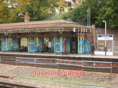 PHOTO  REPAIRING PLATFORM 1 ROOF ONLY WHEN THE SCAFFOLD WAS IN PLACE DID I NOTIC