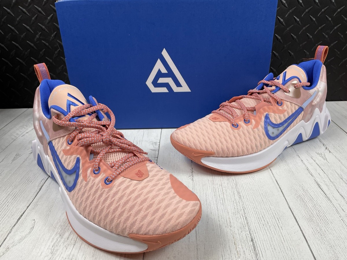 Size 13 -New Men's Nike GIANNIS IMMORTALITY Arctic Orange Blue