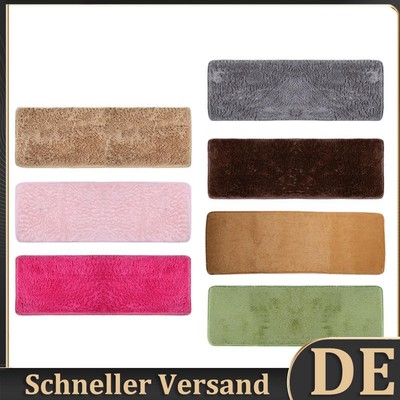 3pcs Fluffy Rugs Anti Slip Doormat Carpet Floor Mat(Green) DE