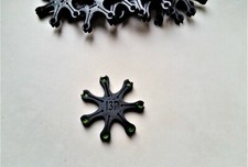 Etoile porte amorces 7 branches pour revolver poudre noire (Noire)