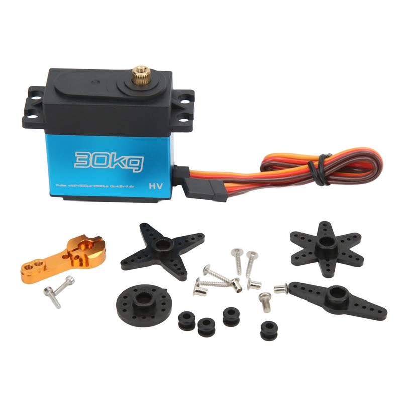 30KG Coreless Digital Servo Motor 30KG Aluminium Alloy Gear Quick Response BS