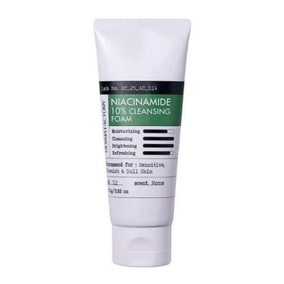 DERMA FACTORY Niacinamide 10% Cleansing Foam - 100g K-beauty