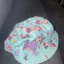 Disney Kids Blue Beach Minnie Mickey Mouse Bucket Hat