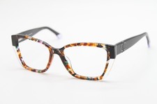 NEW CHAMPION LOOK C02 TORTOISE BLACK CLEAR AUTHENTIC EYEGLASSES 52-15
