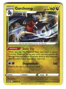 Garchomp 109/172 Brilliant Stars Holo Rare