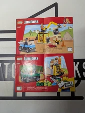 LEGO Juniors 10667 Construction Instruction Manuals Only! NO Bricks! 2 Books