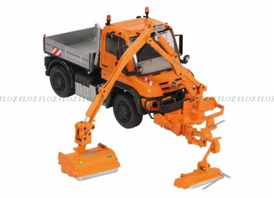 for NZG FOR Mercedes For Benz For Unimog U400 combination mower 1:50 Pre-built