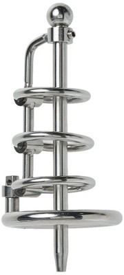 Master Series Gates of Hell Stainless Steel Adjustable Cum Through Sound Cage