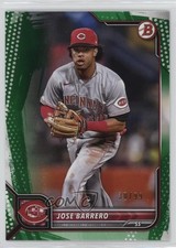 2022 Bowman Green Pattern Border 30/99 Jose Garcia Jose Barrero #74 2o0