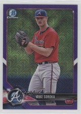 2018 Bowman Chrome Prospects Mega Box Purple Mojo Refractor /250 Mike Soroka 4al