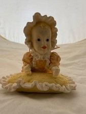Vtg 1993 Ashton Drake Yolanda Bello CHRISTMAS ORNAMENT Heather Laying on Pillow